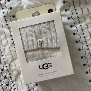 Cream Rainboot Socks